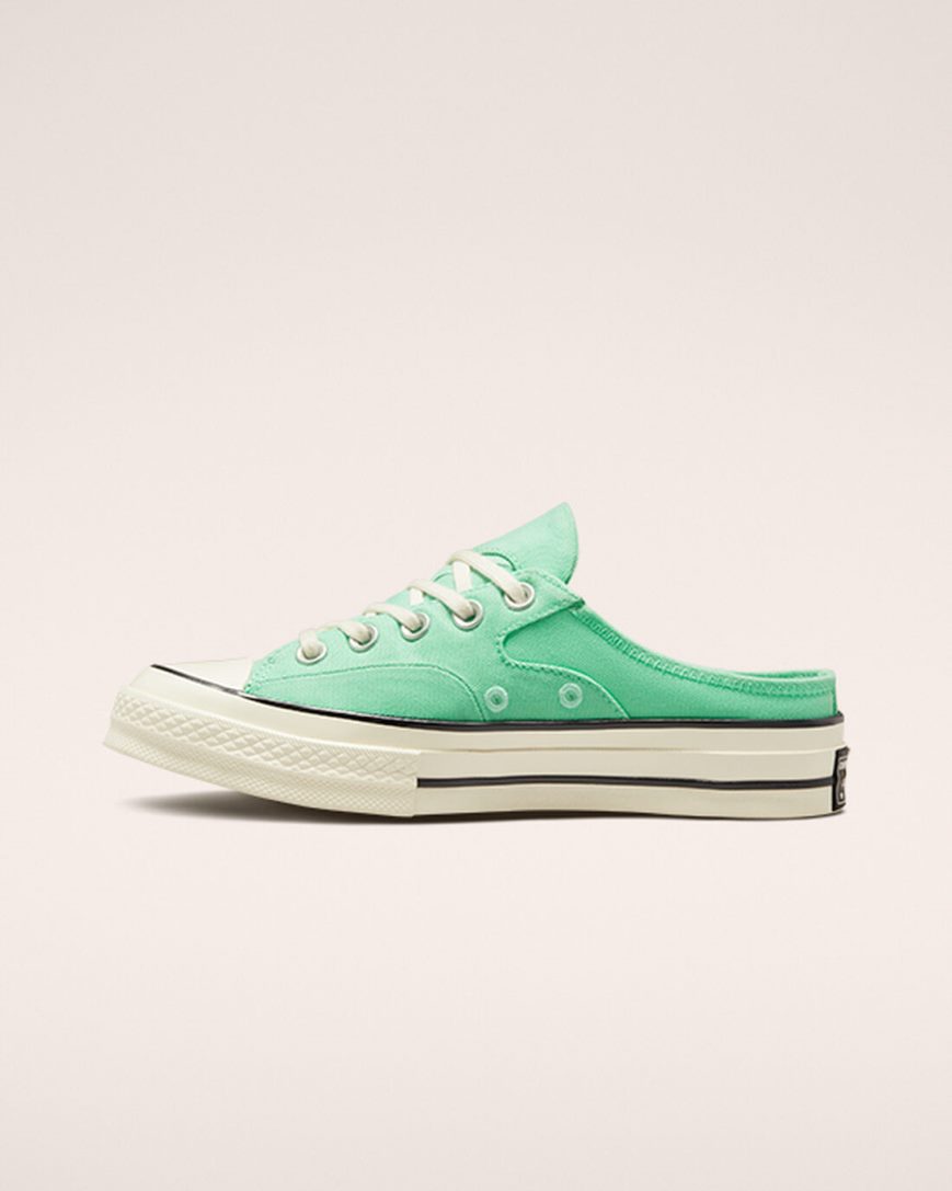 Women's Converse Chuck 70 Mule Low Top Shoes Green / Black | AU 1C064S